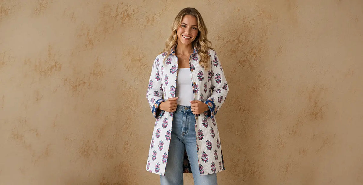 Short Cotton Quilted Jackets