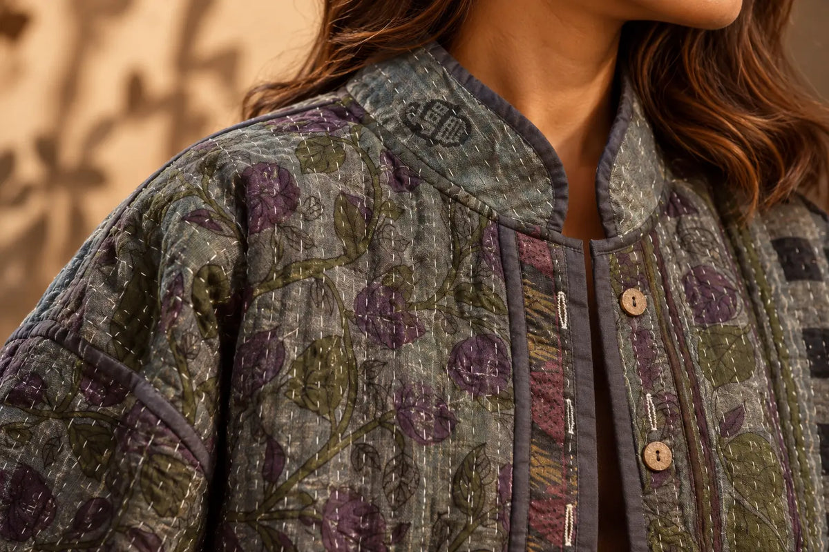 Moss Green Vinatge Jacket