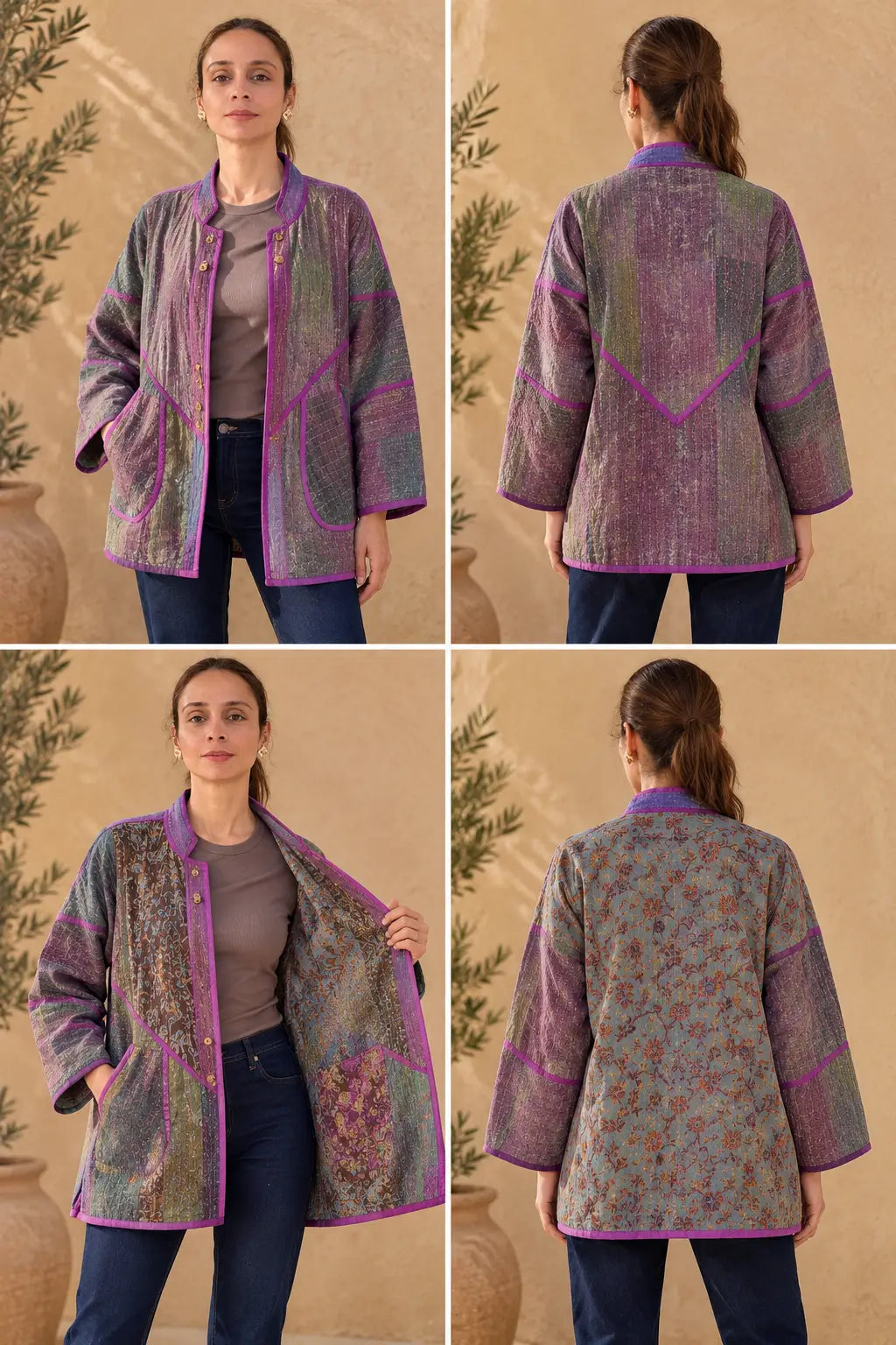 Mulberry Sage Patchwork