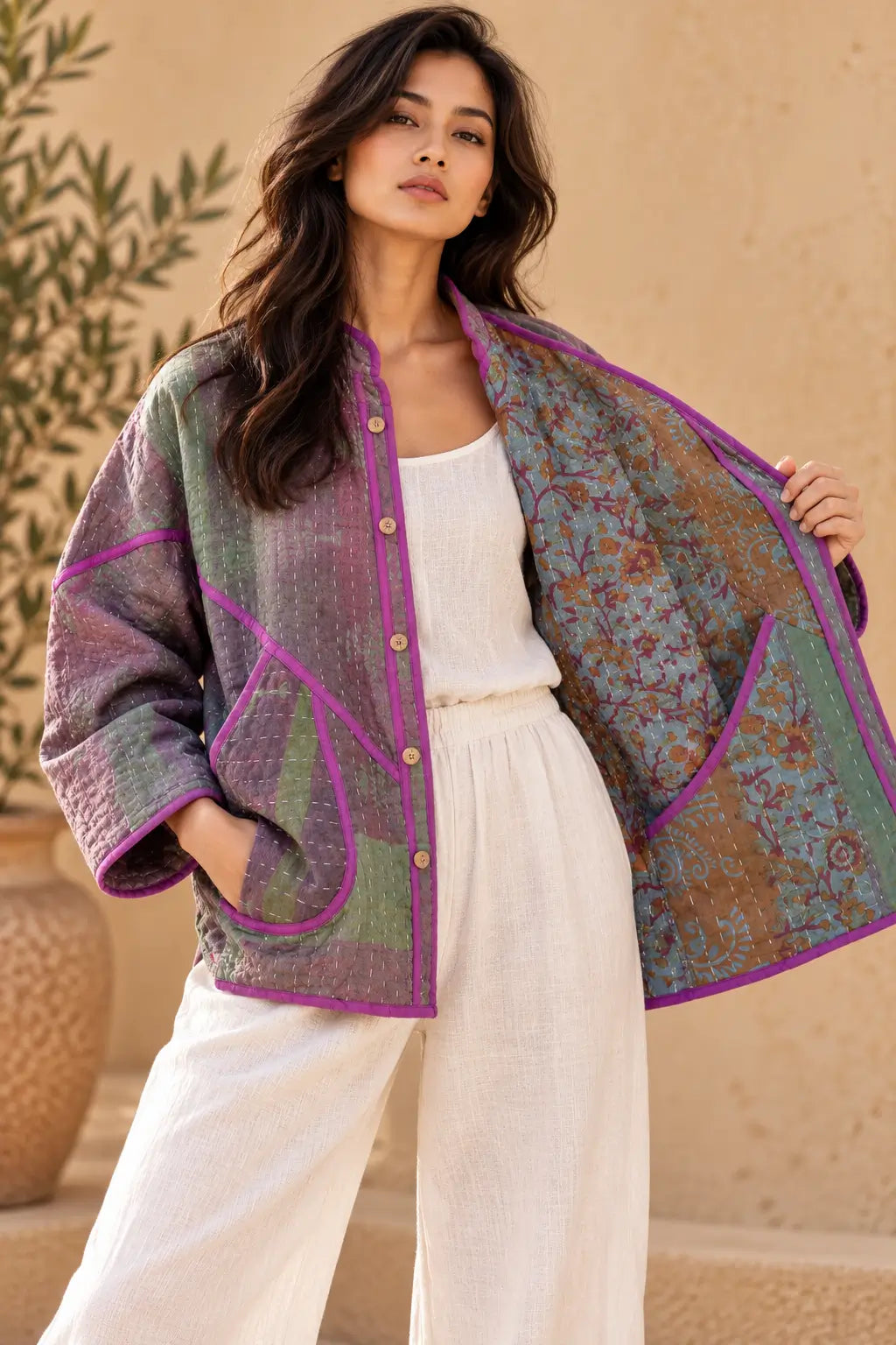 Mulberry Sage Patchwork