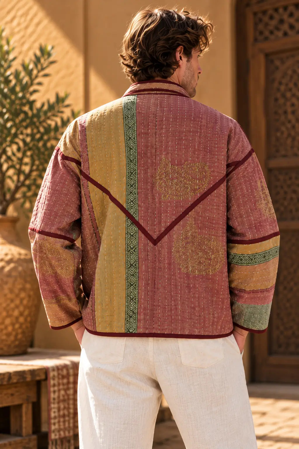 Rustwood & Olive Reversible Vinatge Jacket