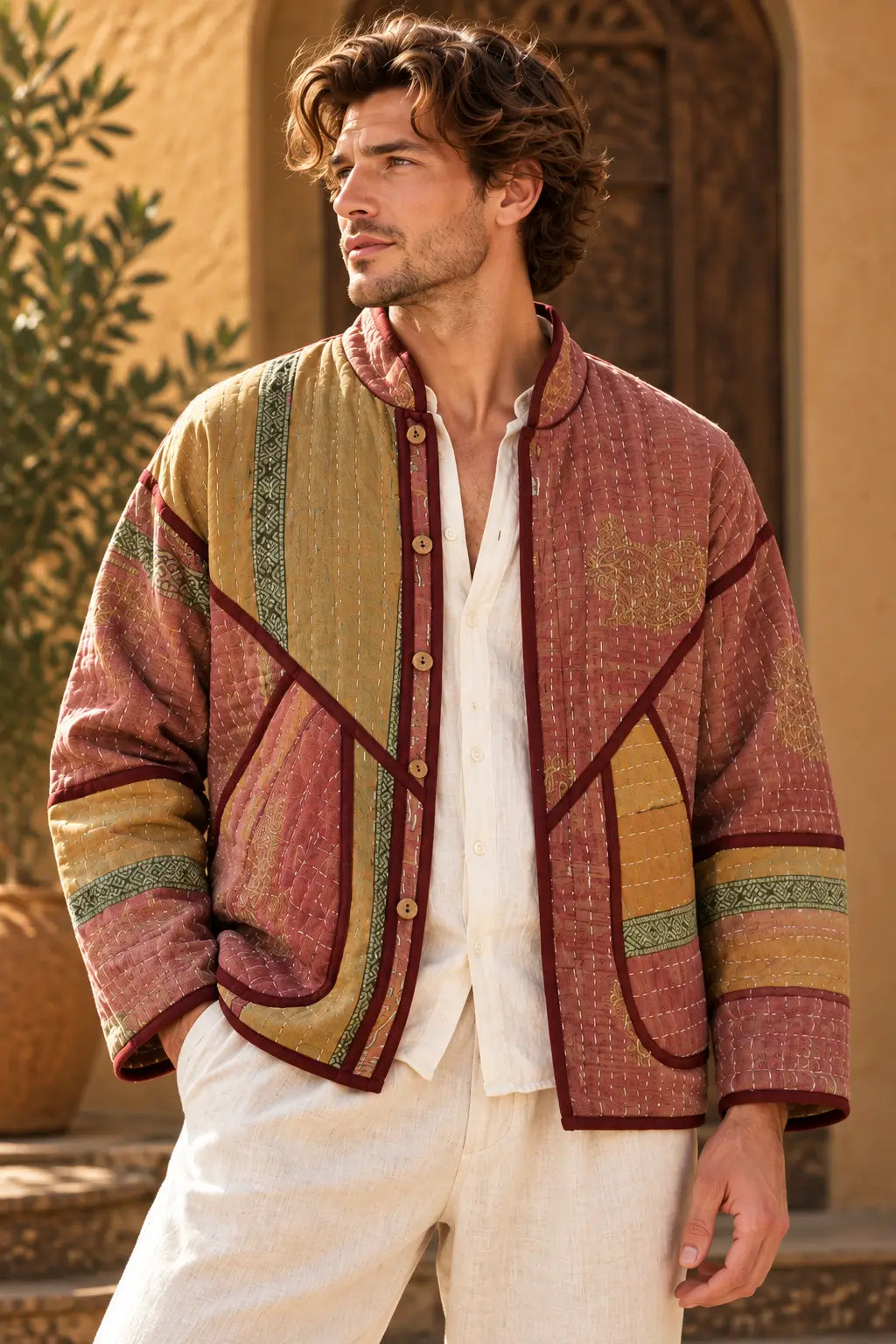 Rustwood & Olive Reversible Vinatge Jacket