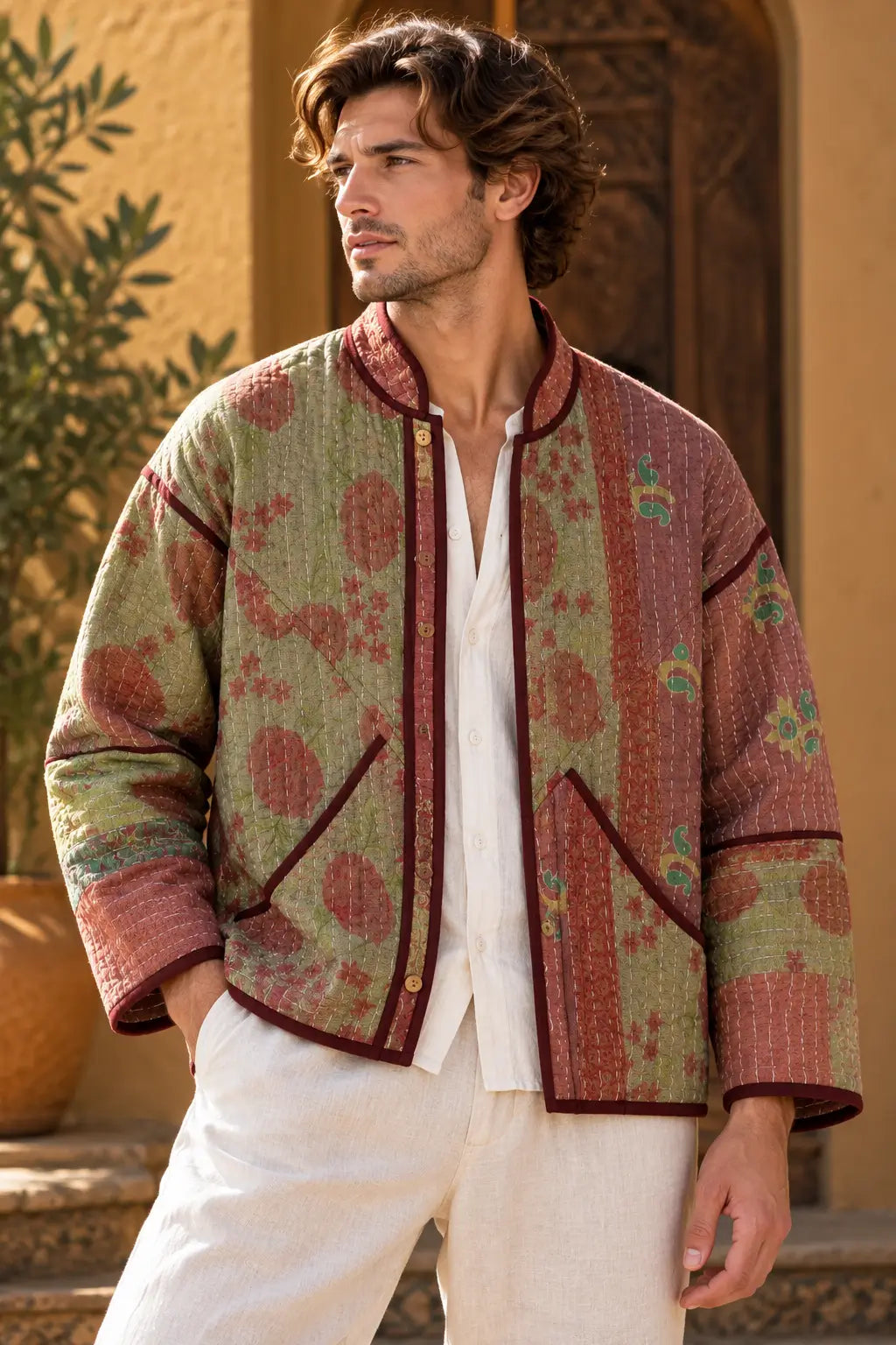Rustwood & Olive Reversible Vinatge Jacket