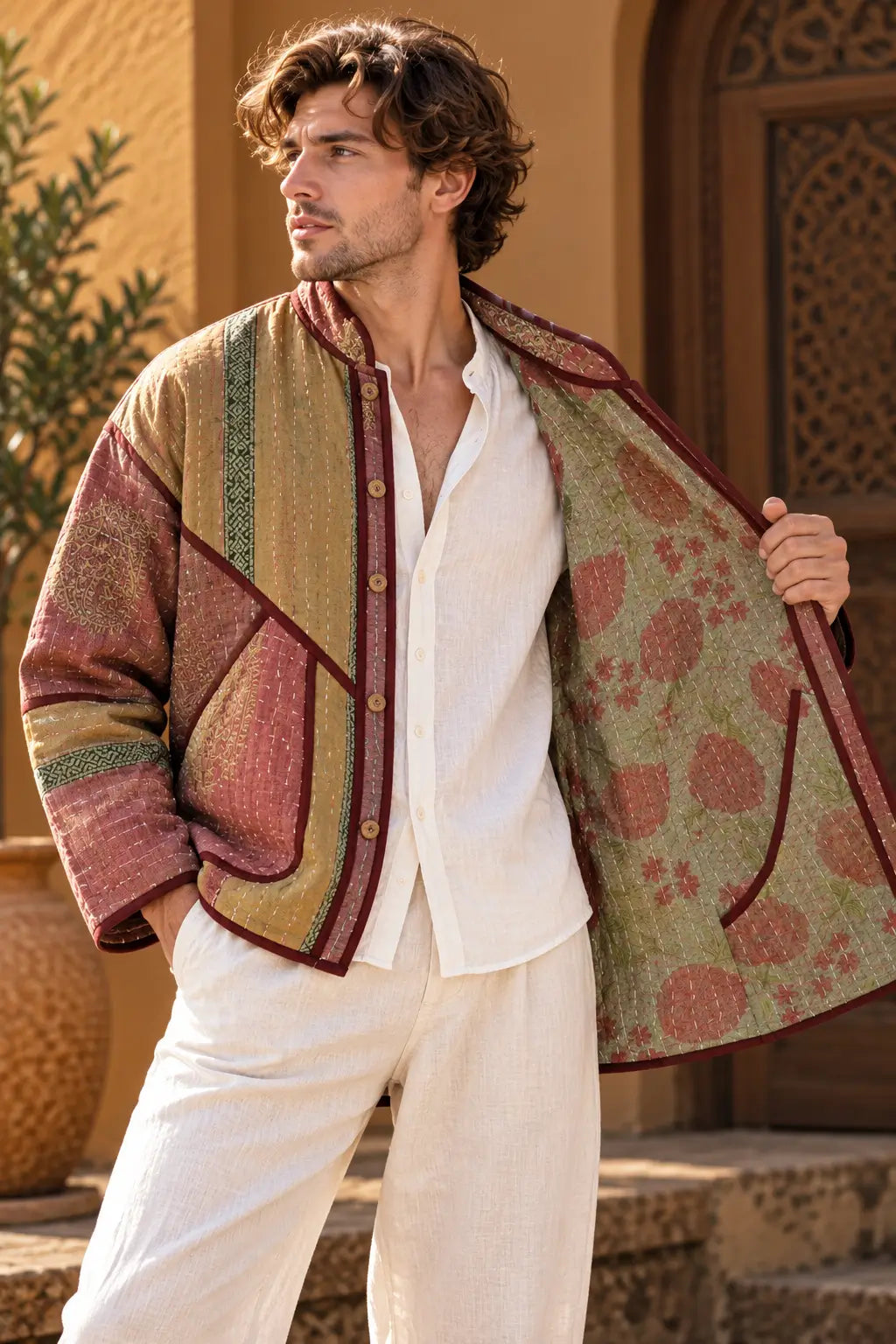 Vinatge Cotton Jackets-Rustwood & Olive