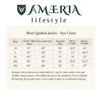 Black and caramel short quilted