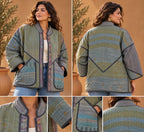 Vinatge Cotton Jackets- Sage Mist & Plum Paisley