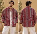 Vinatge Cotton Jackets- Rust Red & Slate Blue